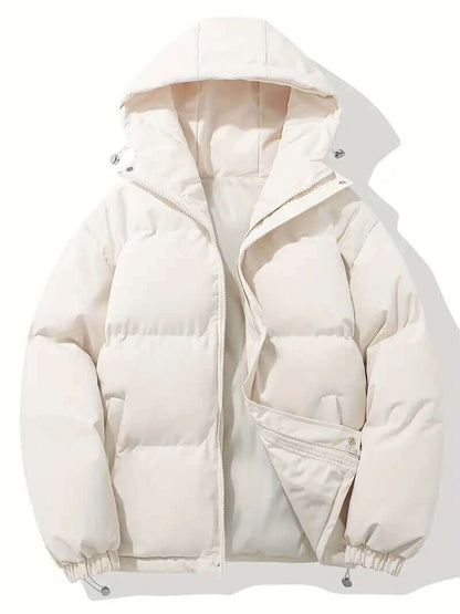 Men's Winter Insulated Hooded Puffer Jacket