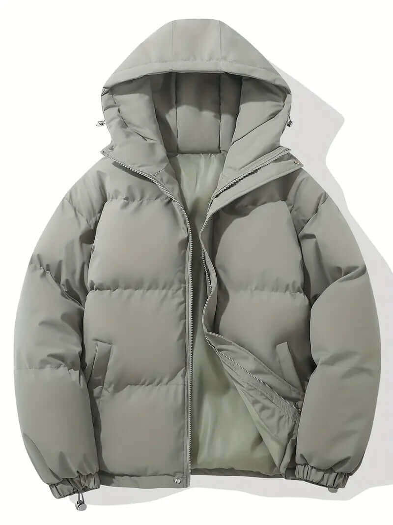 Men's Winter Insulated Hooded Puffer Jacket