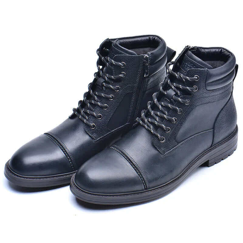 Men's Classic Leather Lace-Up Shoes