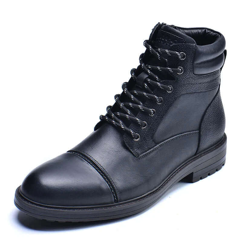 Men's Classic Leather Lace-Up Shoes