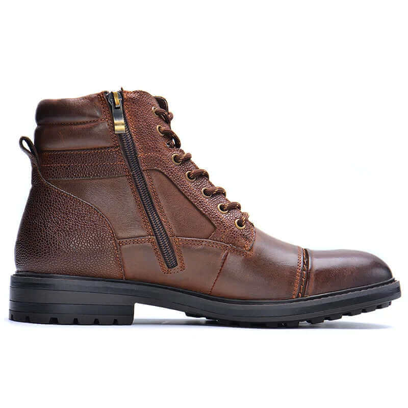 Men's Classic Leather Lace-Up Shoes