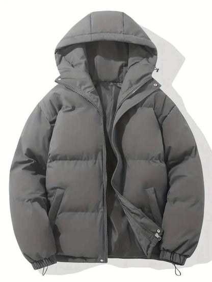 Men's Winter Insulated Hooded Puffer Jacket